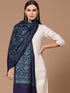 Women's Silky Aari Embroidery Wool Shawl